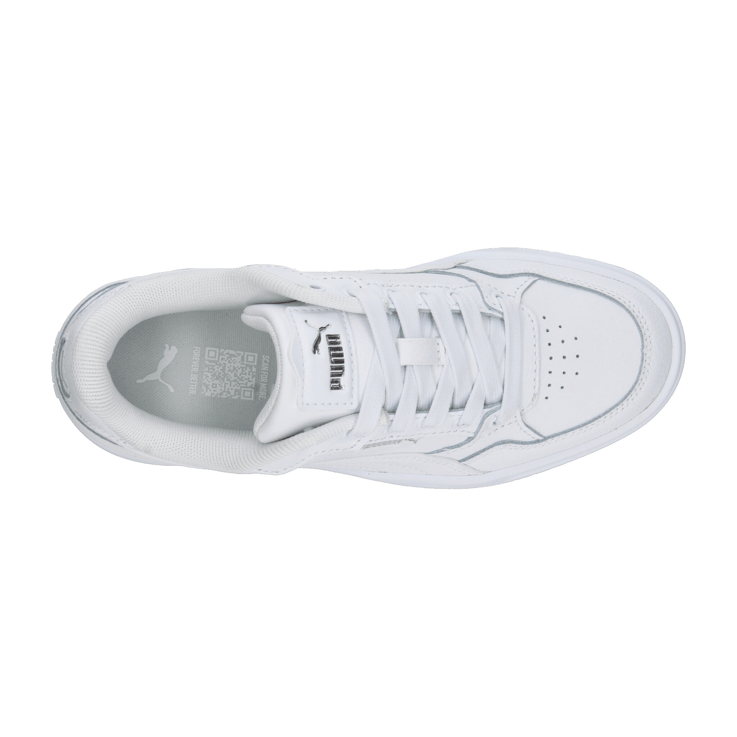 Tenis Niña Puma Karmen II Idol Blanco Casual Infantil T22-25 — imagen 9