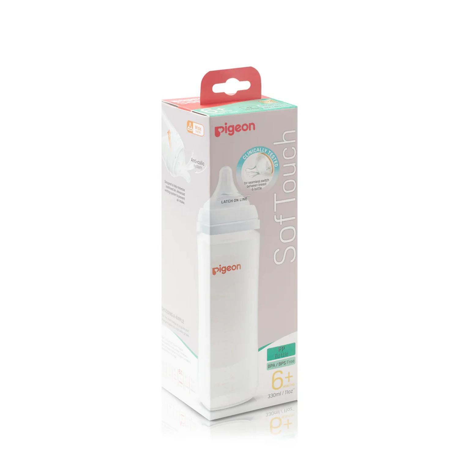Combo 2 Biberones Pigeon 330ML y 2 Tetinas Extra Flujo LL — imagen 7