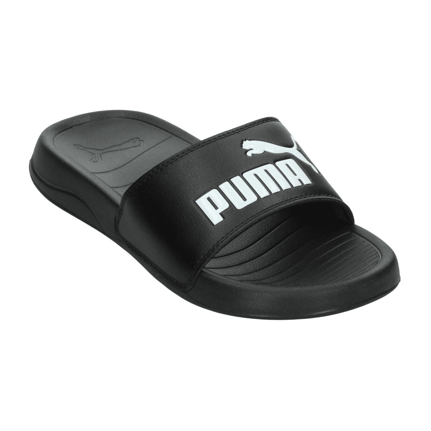 Sandalias Puma Pop Cat Dama Negras Ducha Casual Playa Mujer — imagen 5