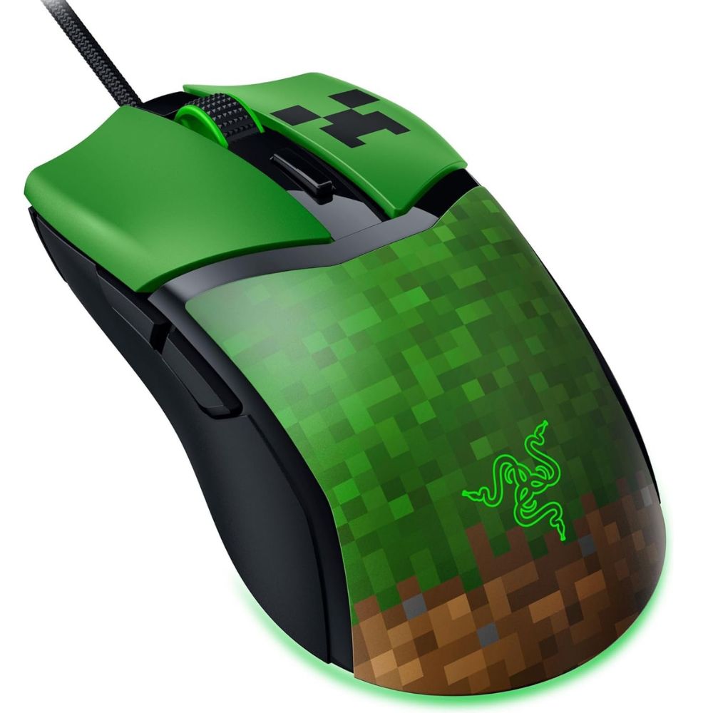 Mouse Alambrico Razer Cobra - Minecraft Edition — imagen 3