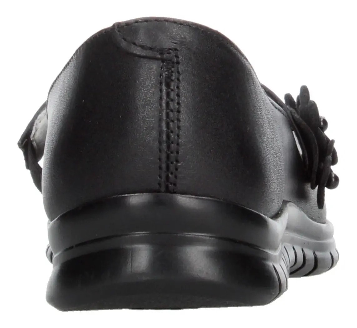 Zapato Yuyin Slide On Niña Escolar Cómodo Negro Infantil T15-21 — imagen 15