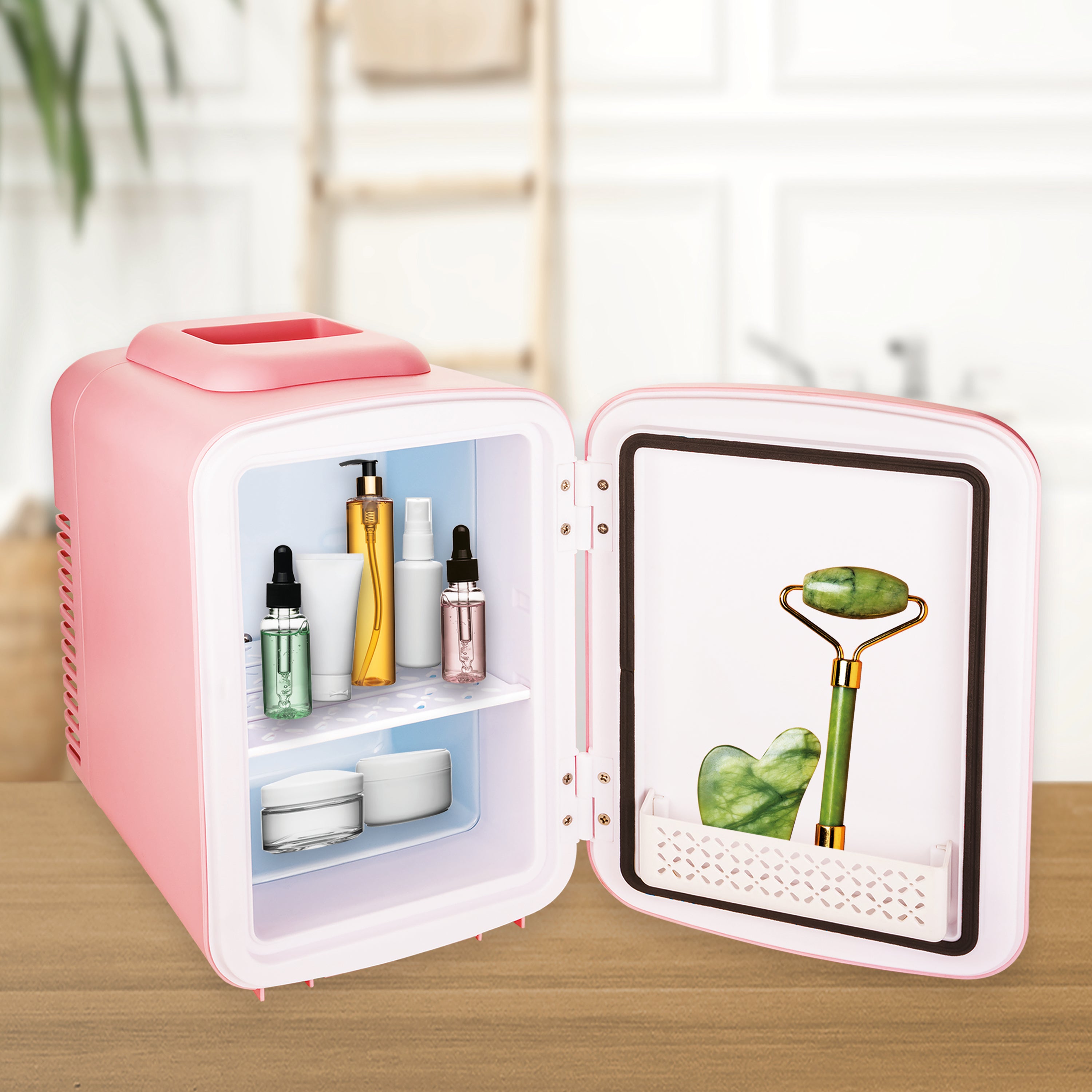 Mini Refrigerador Portatil 4 L Enfria y Mantiene Calor Ideal para Skincare Timco REMIN4LA1 — imagen 6