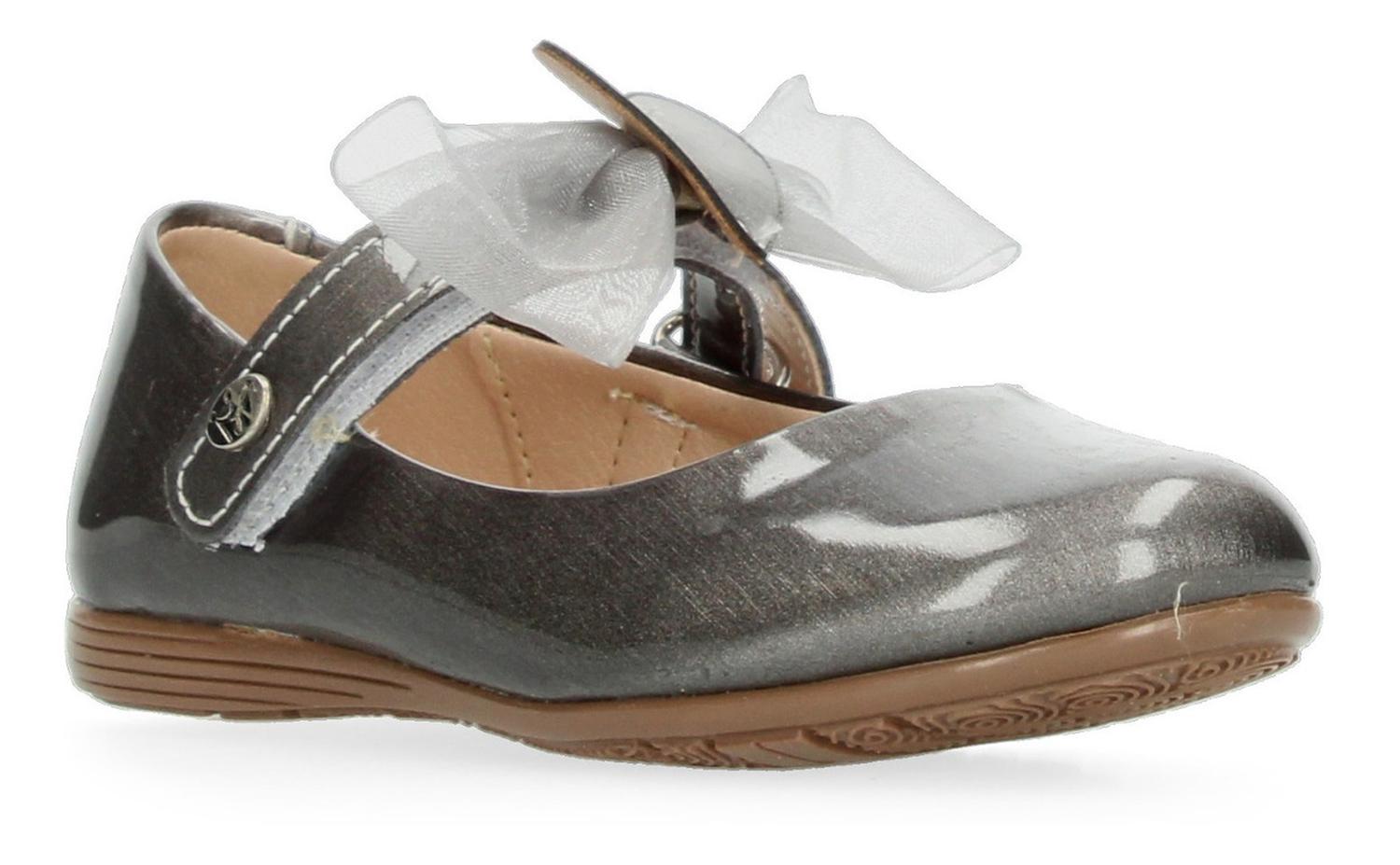 Zapato Jakuna Niña Casual Plata Infantil T15-22 — imagen 2