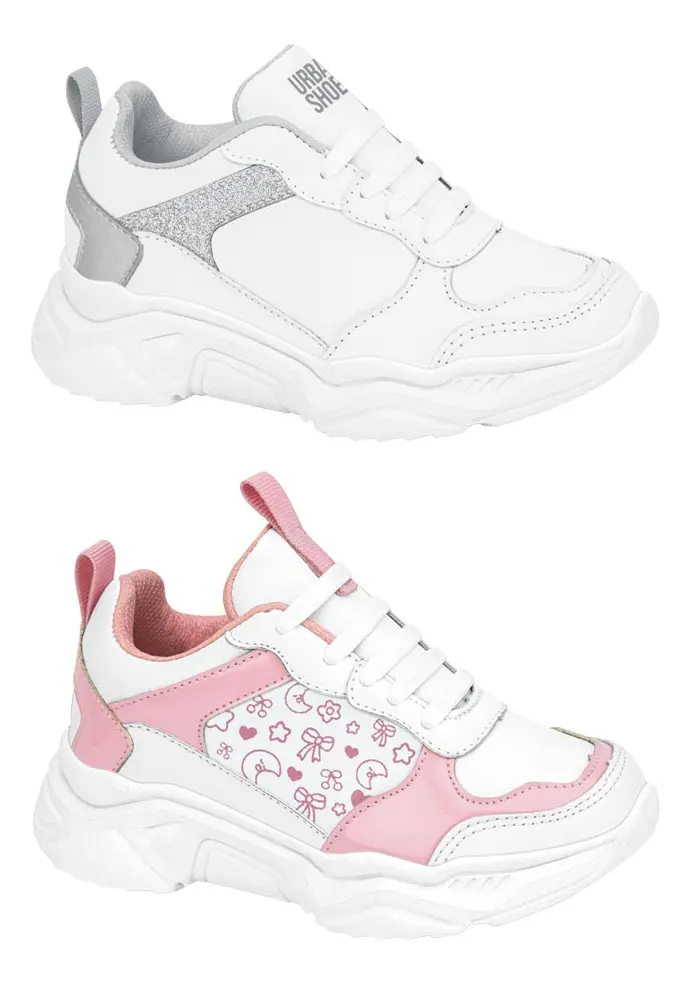 Tenis Niña Urban Shoes Escolar Kit 2 Pares 1099732 — imagen 9