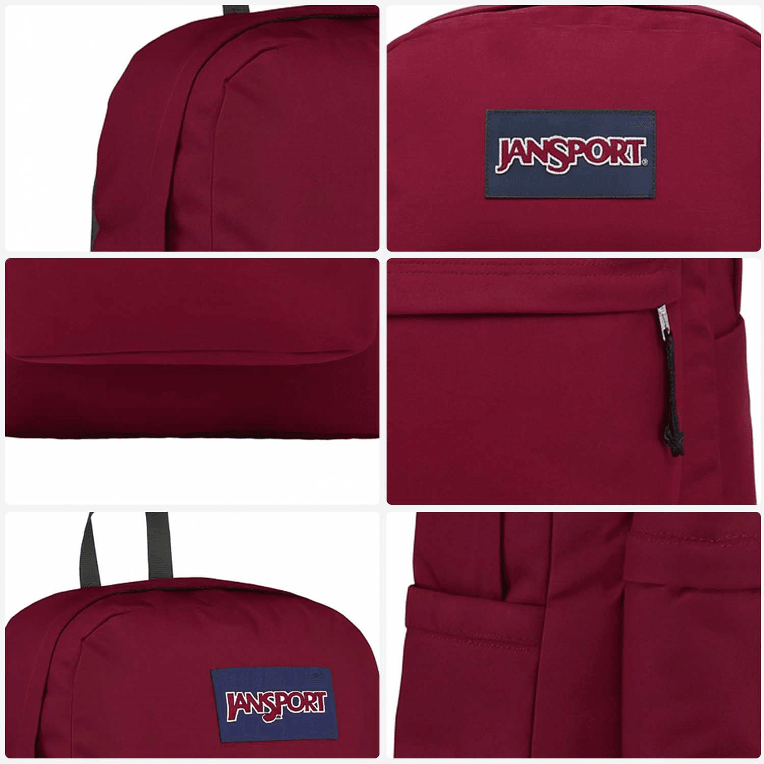 Mochila Jansport Escolar Guinda Unisex 26L — imagen 3