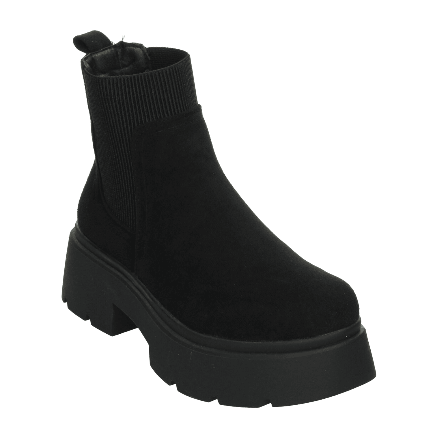 Botín Perugia Dama Casual Plataforma Slip On Negro Mujer — imagen 4