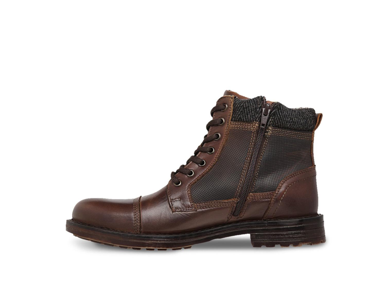 Bota Hombre Casual Urbano botín Workland 89730 café — imagen 4