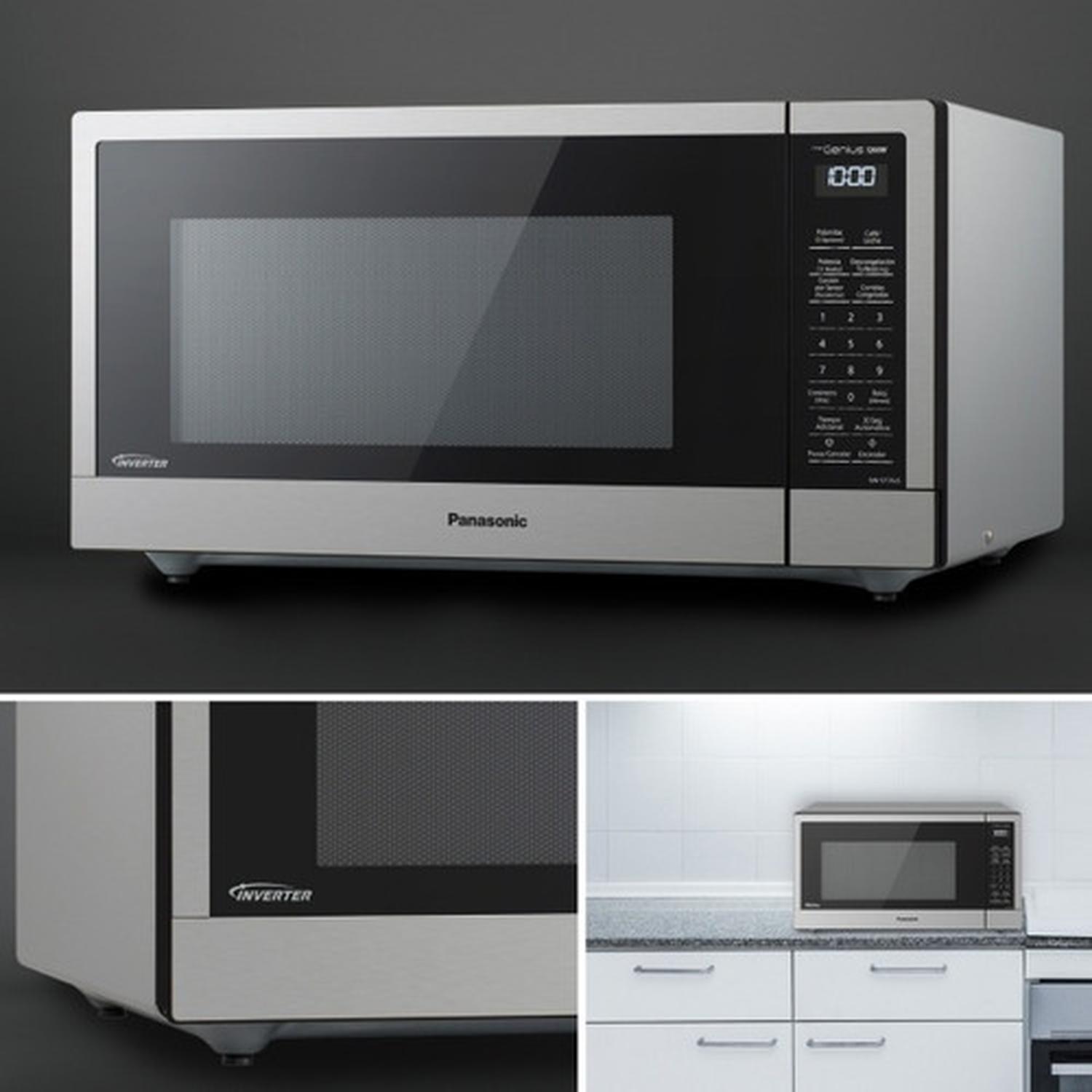 Horno De Microondas Panasonic Nnst76lsrph Inverter 1.6 Pies — imagen 3