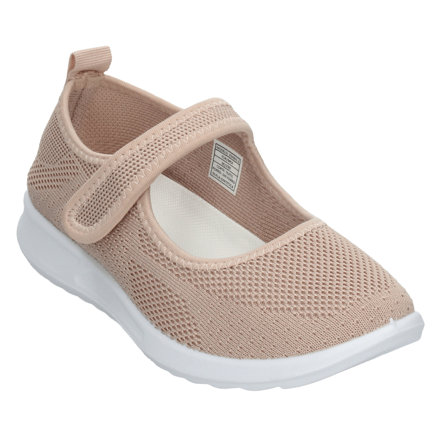 Zapato Berlin Dama Rosa Confort Casual Cinta Adhesiva Mujer — imagen 5
