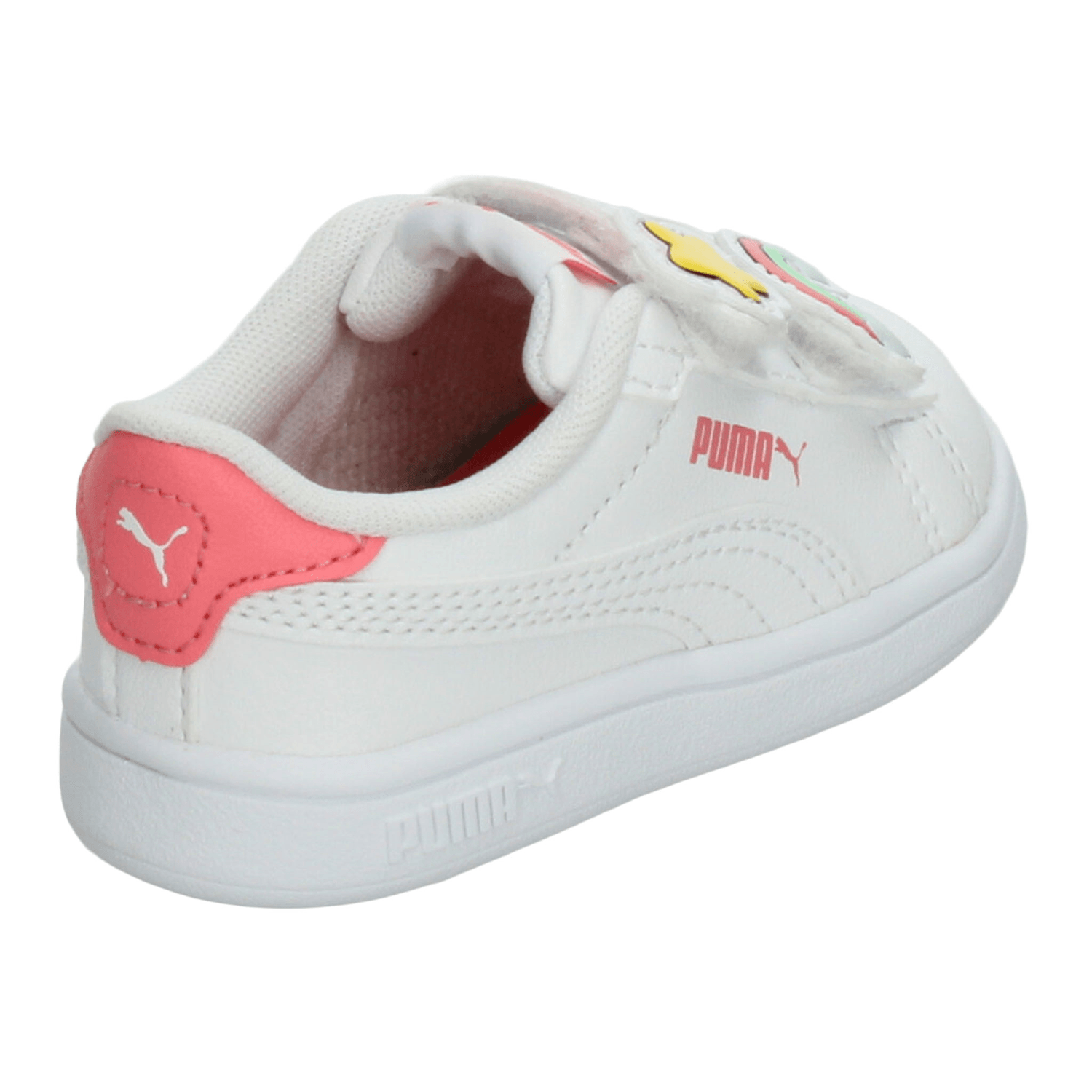 Tenis Puma Smash 3.0 Niña Escolar Casual Blanco Infantil T11-16 — imagen 3