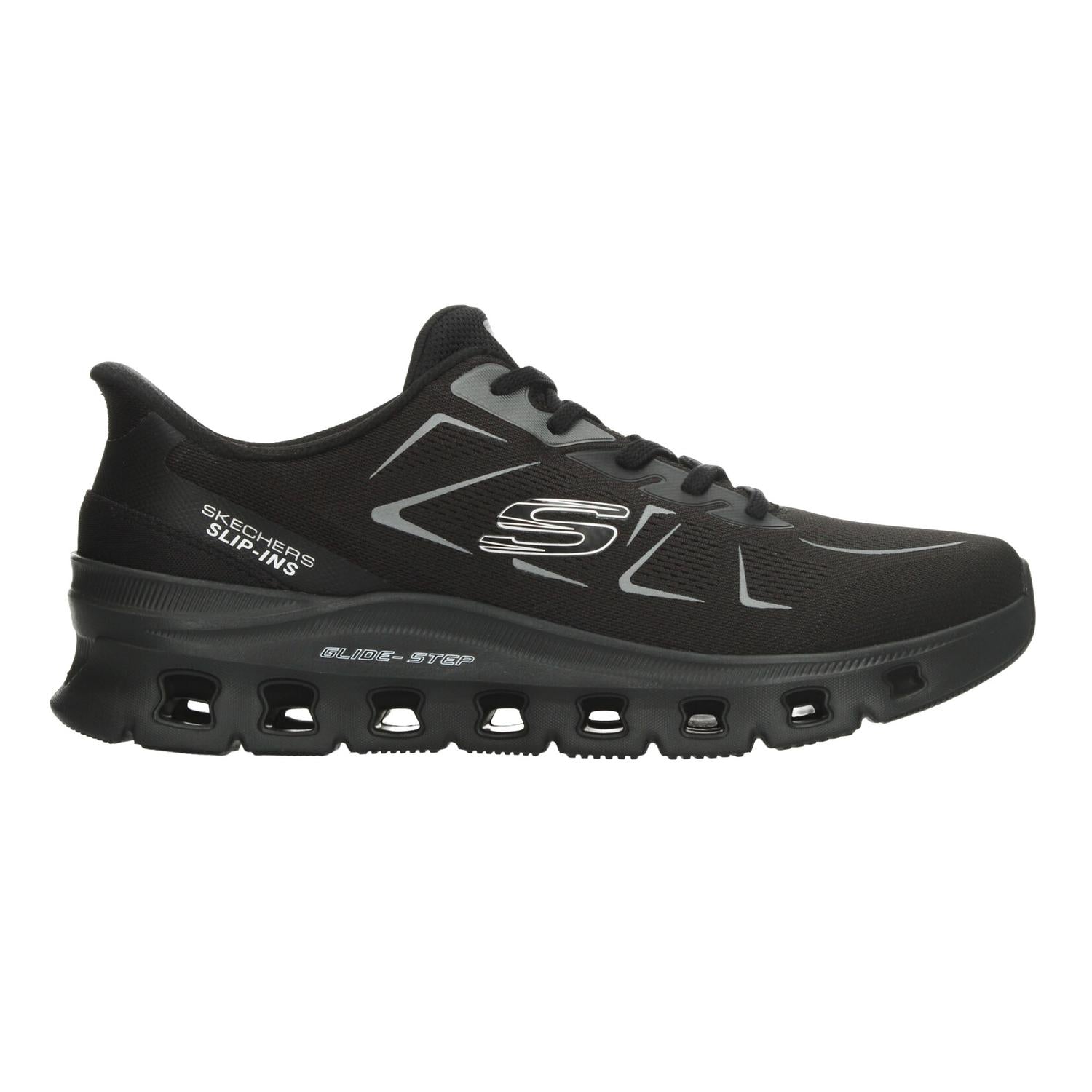 Tenis Hombre Skechers Glide-Step Negro Deportivo Caballero — imagen 11
