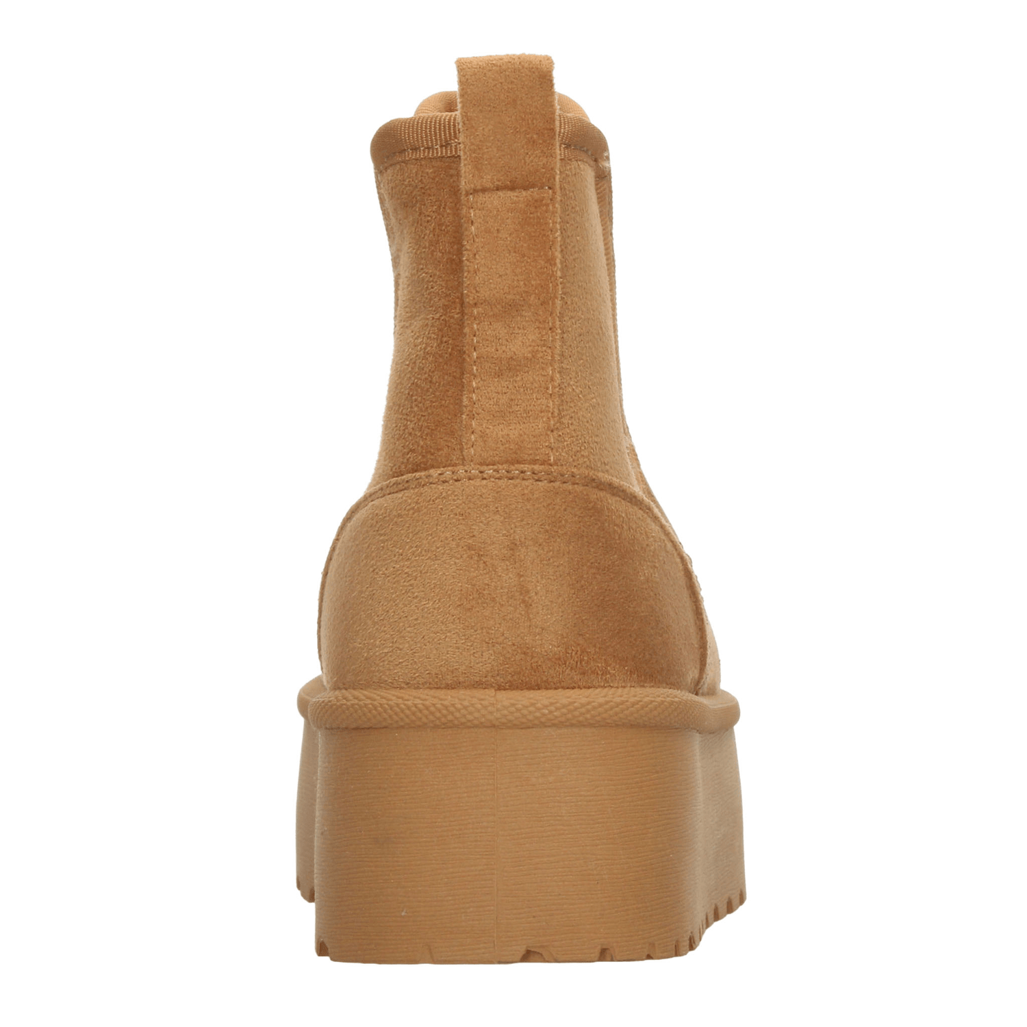 Botín Berlin Dama Casual Plataforma Peluche Camel Mujer — imagen 7