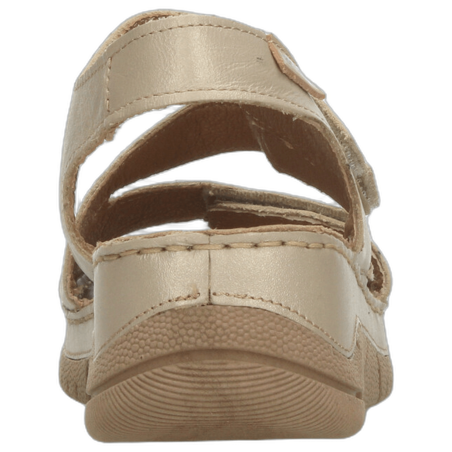 Sandalias Lobo Solo Dama Casual Cómodo Dorado Mujer — imagen 7