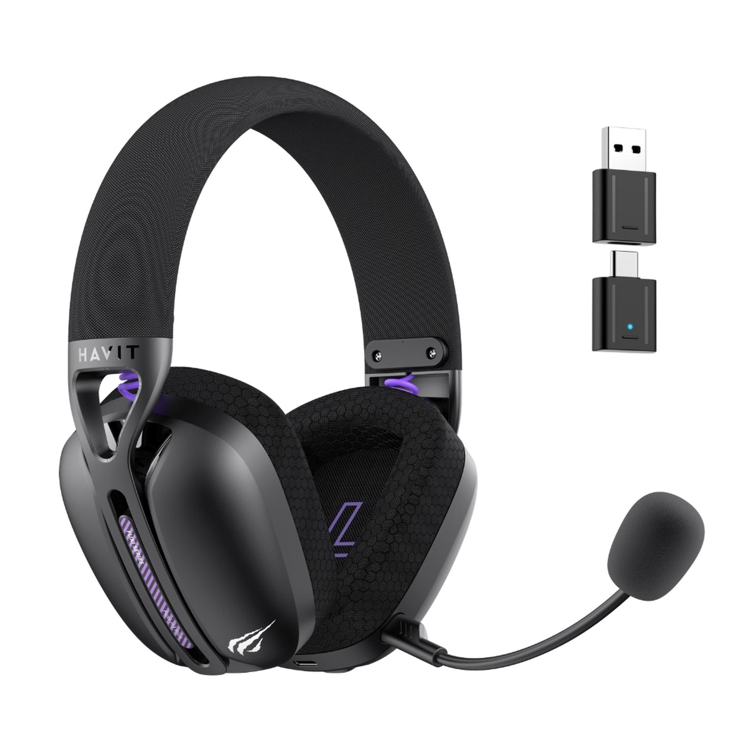 Audífonos Havit Gamenote Fuxi-H3 Gaming Inalámbrico 30hrs — imagen 3
