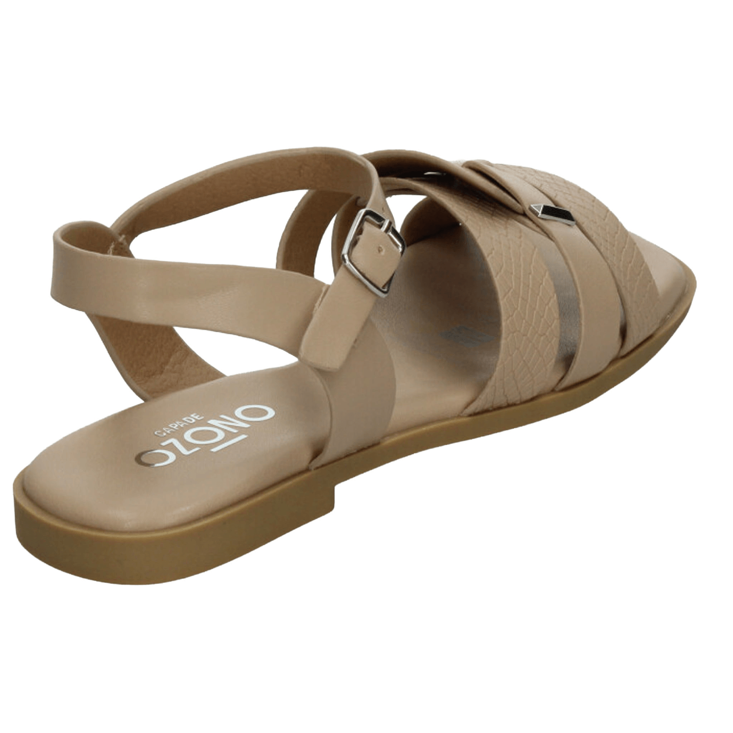 Sandalias Dama Ozono Beige Casual Mujer — imagen 4