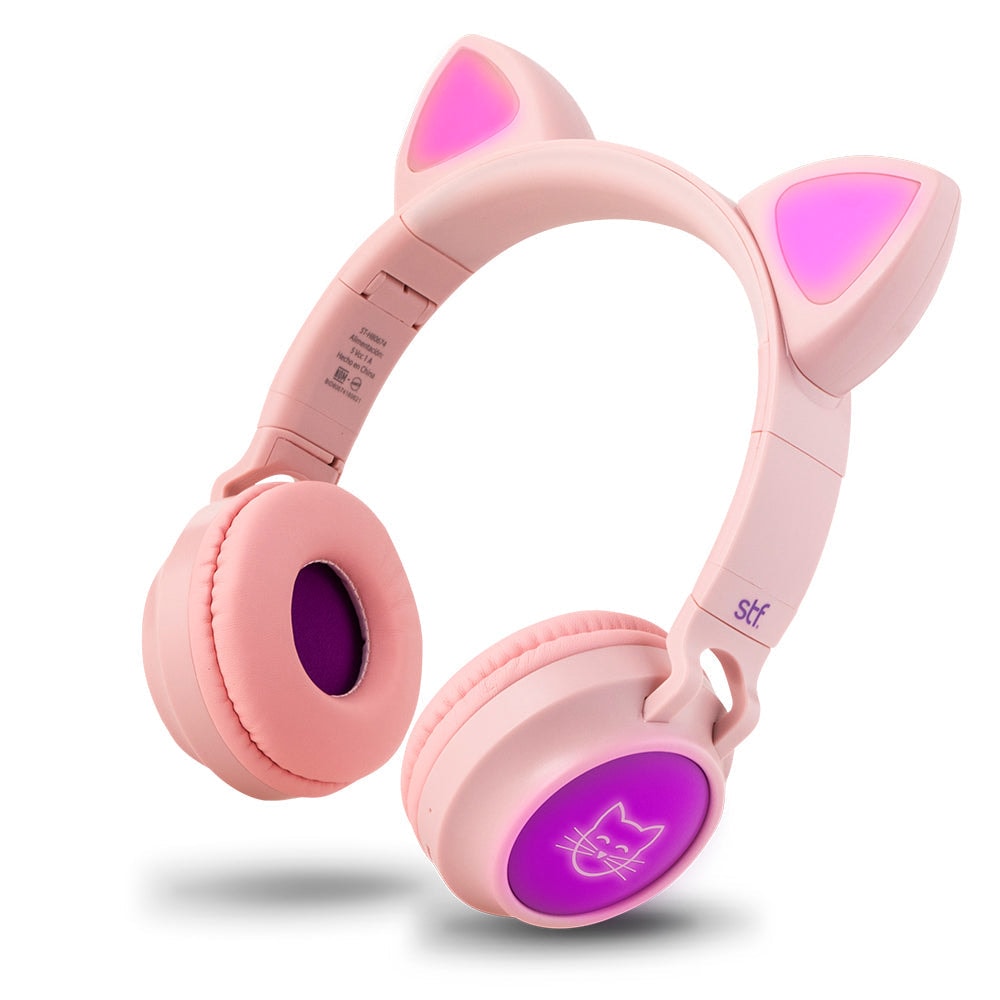 Audífonos Inalámbricos On Ear Katu STF 5hrs Uso Rosa — imagen 2