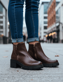 Botin Dama Tierra Bendita Tacon Ancho 1141944