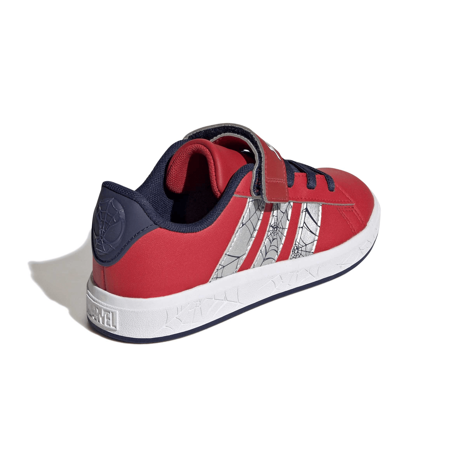 Tenis Adidas Grand Court Niño Rojo Spider-man Hombre Araña Infantil T17-22 — imagen 4