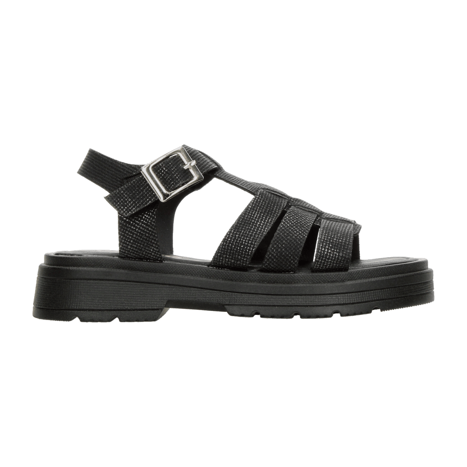 Sandalias Vavito Niña Casual Hebilla Negro Infantil T18-22 — imagen 1