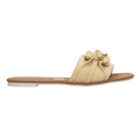 Sandalias Moleca Dama Casual Amarillo Mujer