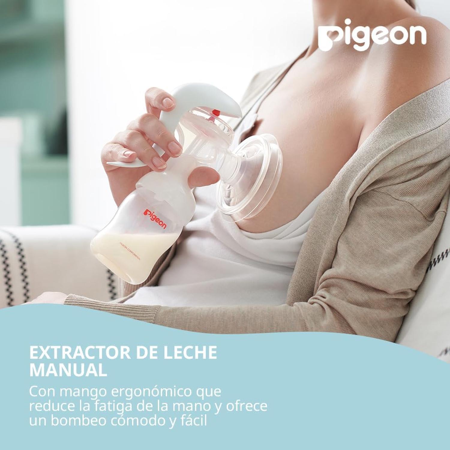 Pack 3 Biberones Pigeon Softouch 160ML y Extractor de Leche — imagen 6
