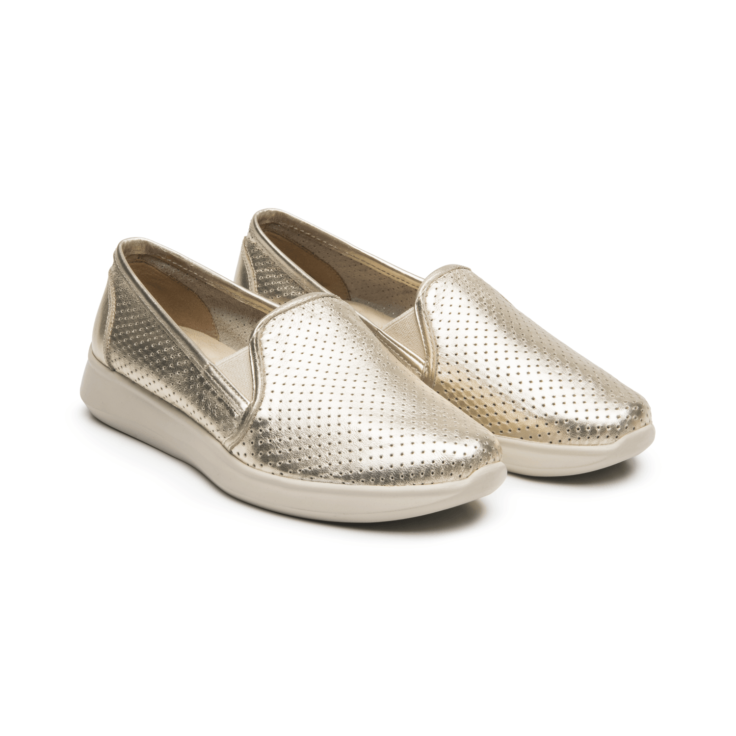 Zapato Flexi Jocelyn Dama Casual Cómodo Dorado Mujer — imagen 4