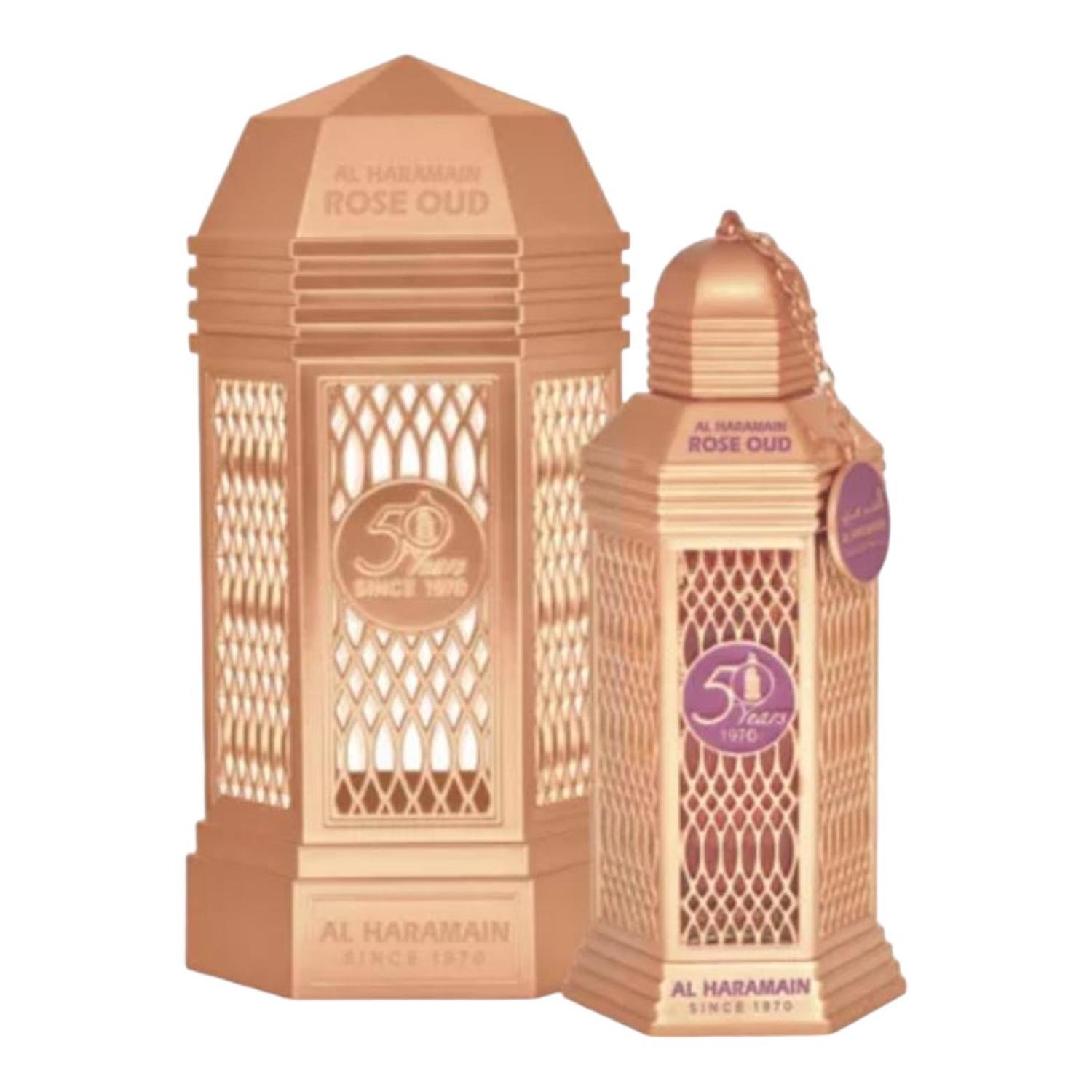 AL HARAMAIN ROSE OUD 50 YEARS SINCE 1970 EDP 100 ML — imagen 2