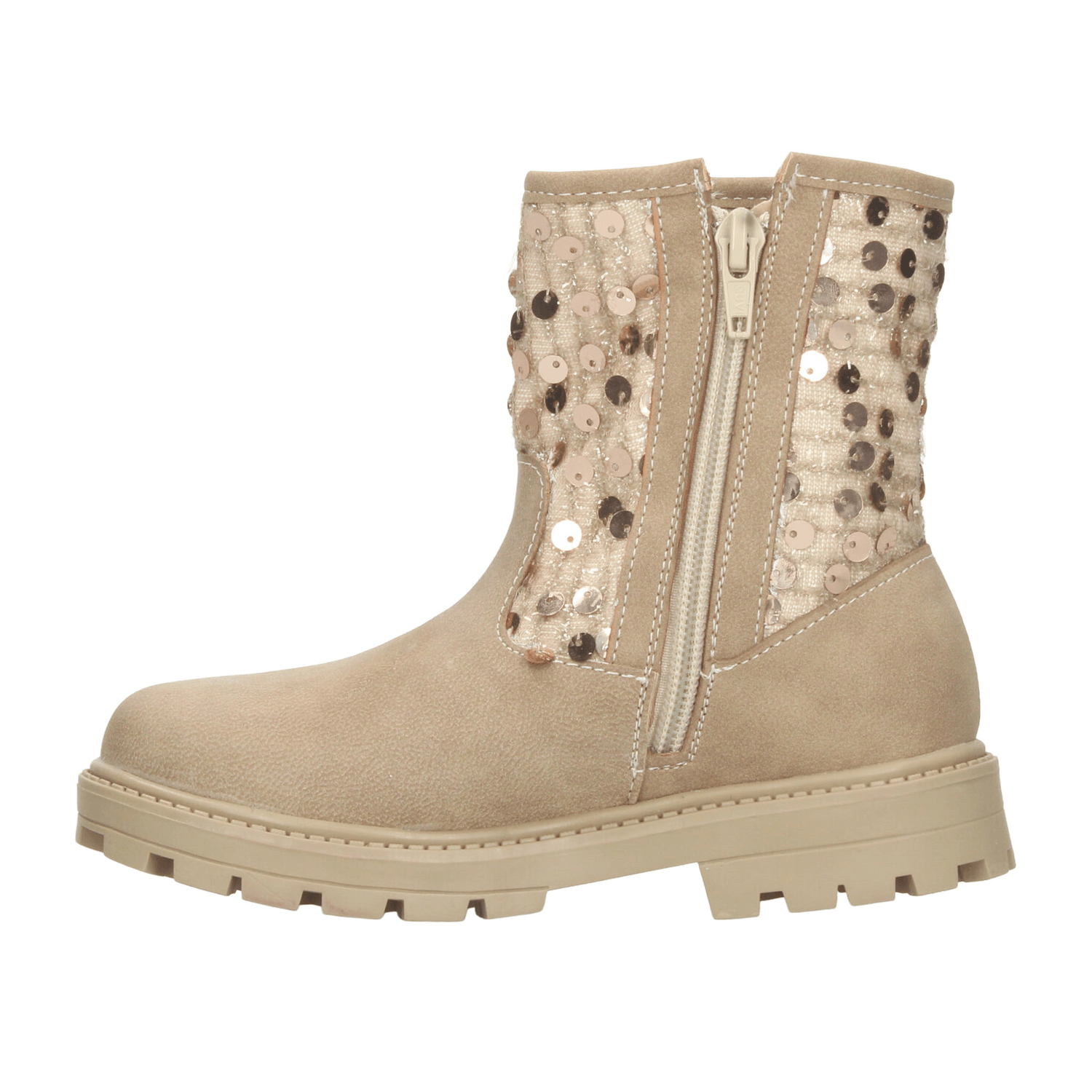 Bota Paressi Niña Casual Cierre Beige Infantil T18-22 — imagen 5