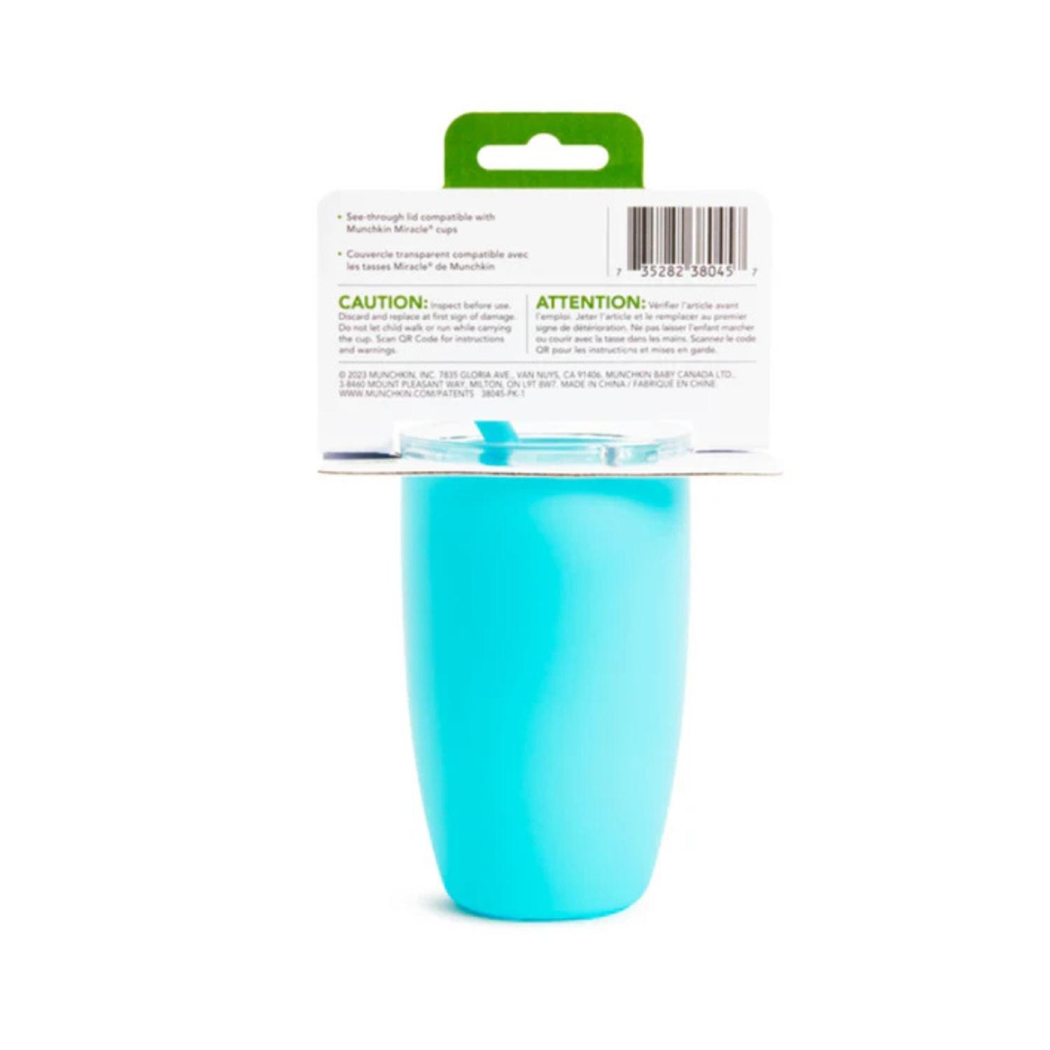 Vaso Entrenador 10oz Munchkin Popote Y Tapa Facil Limpieza Simple Clean Straw Tumbler Niño 12 Meses — imagen 7