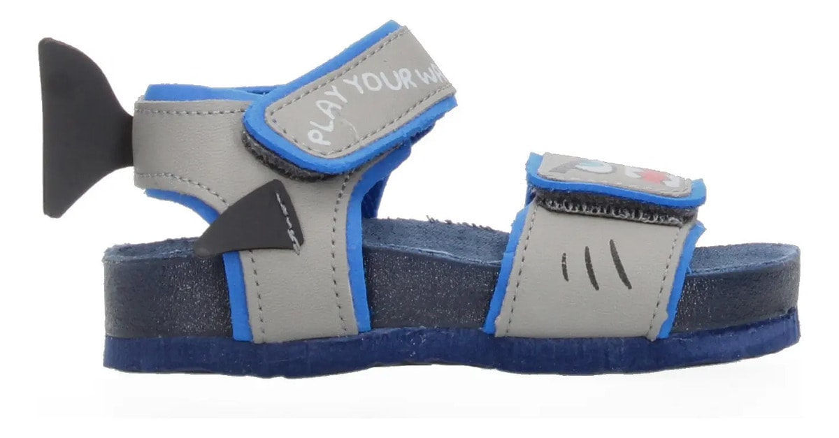 Sandalias Roddyck Niño Casual Gris Infantil T12-18 — imagen 8