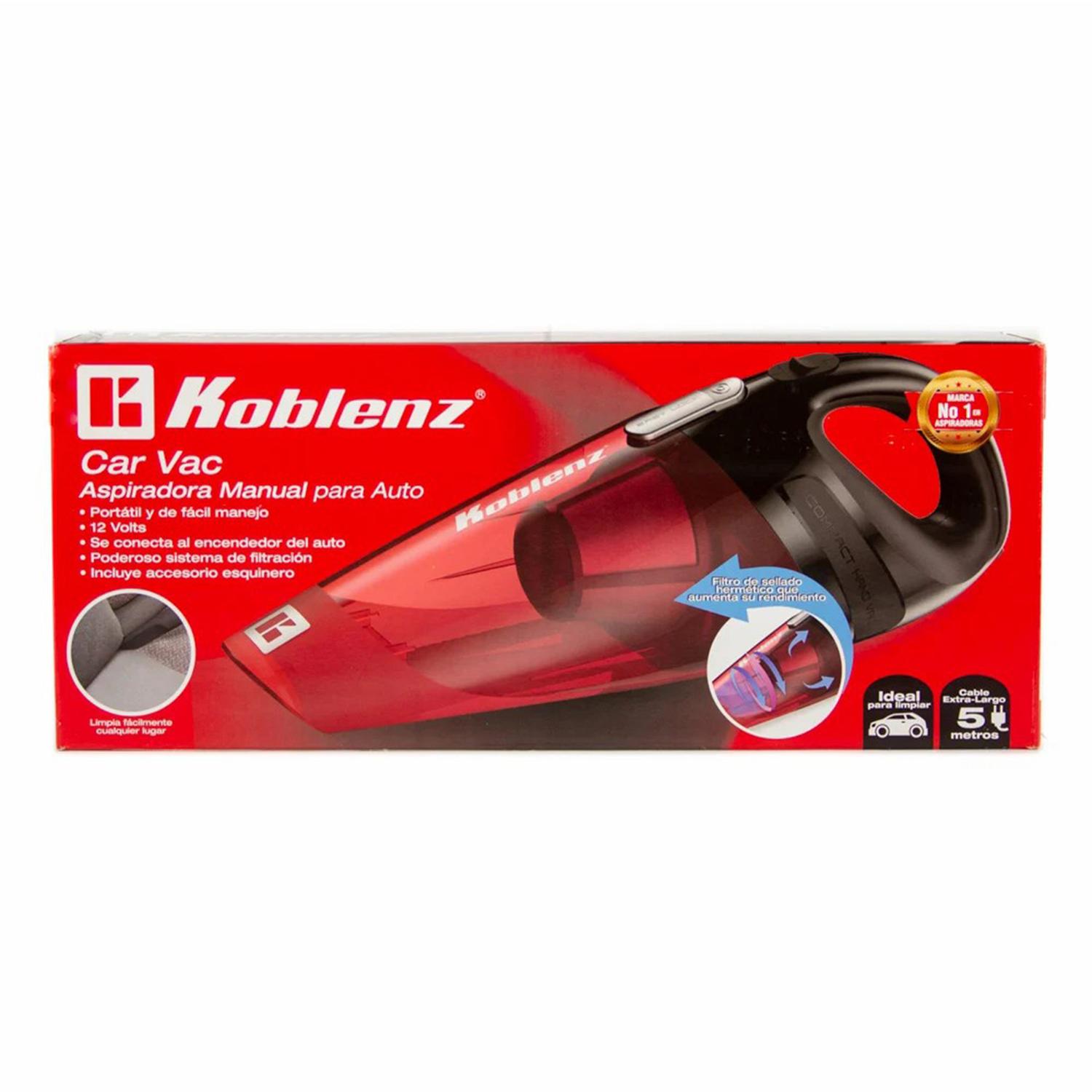 Aspiradora Portátil de Mano Koblenz HV12 KG3 12 V Auto — imagen 2