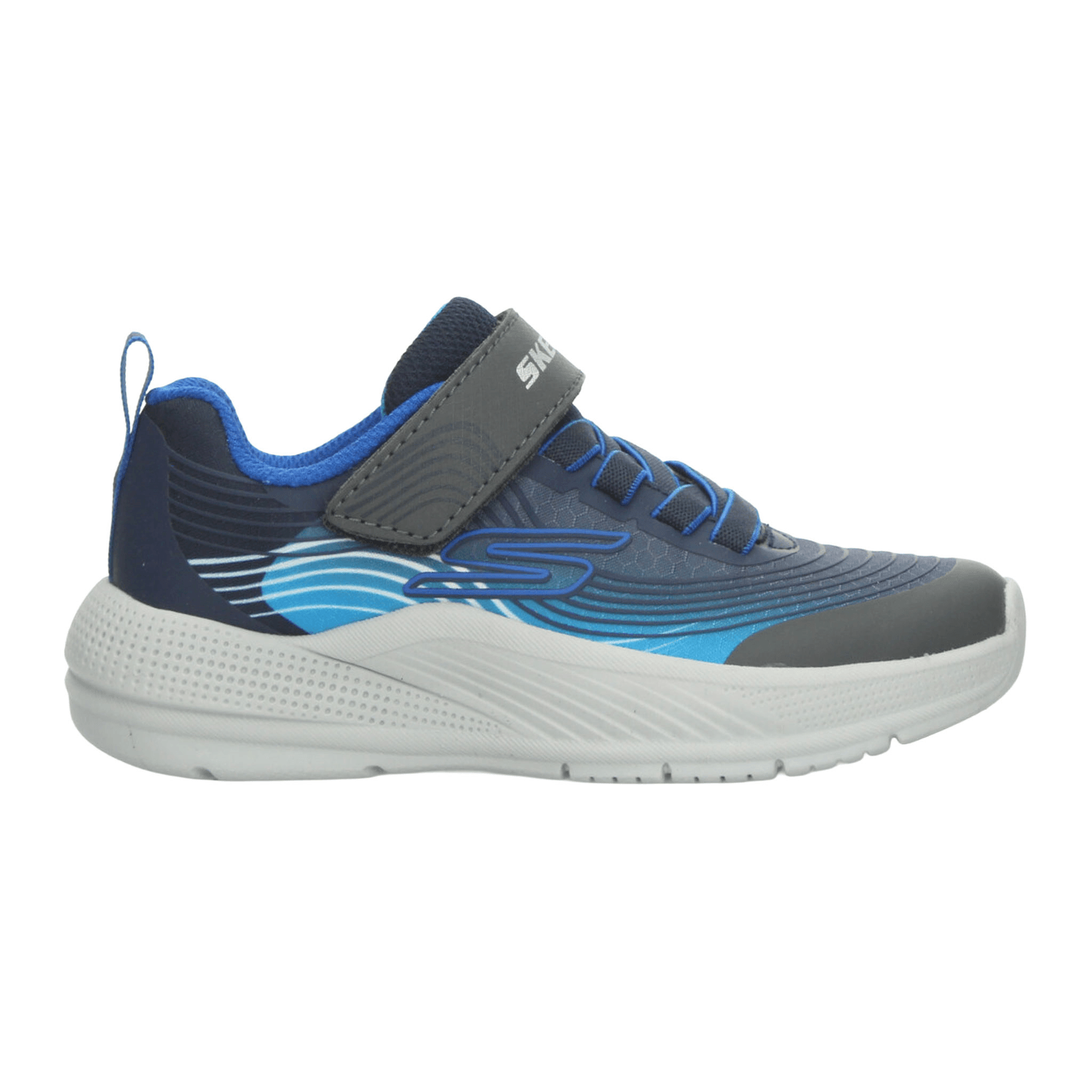Tenis Skechers Microspec Advance Niño Azul Deportivo Infantil T17-22 — imagen 2