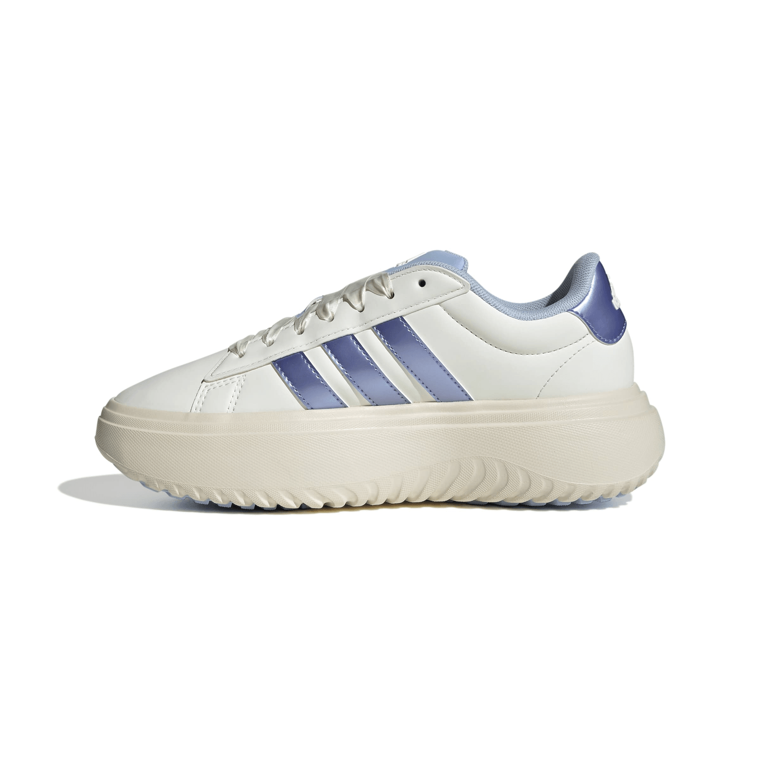 Tenis Adidas Grand Cour Dama Off White Plaforma Para Mujer — imagen 5