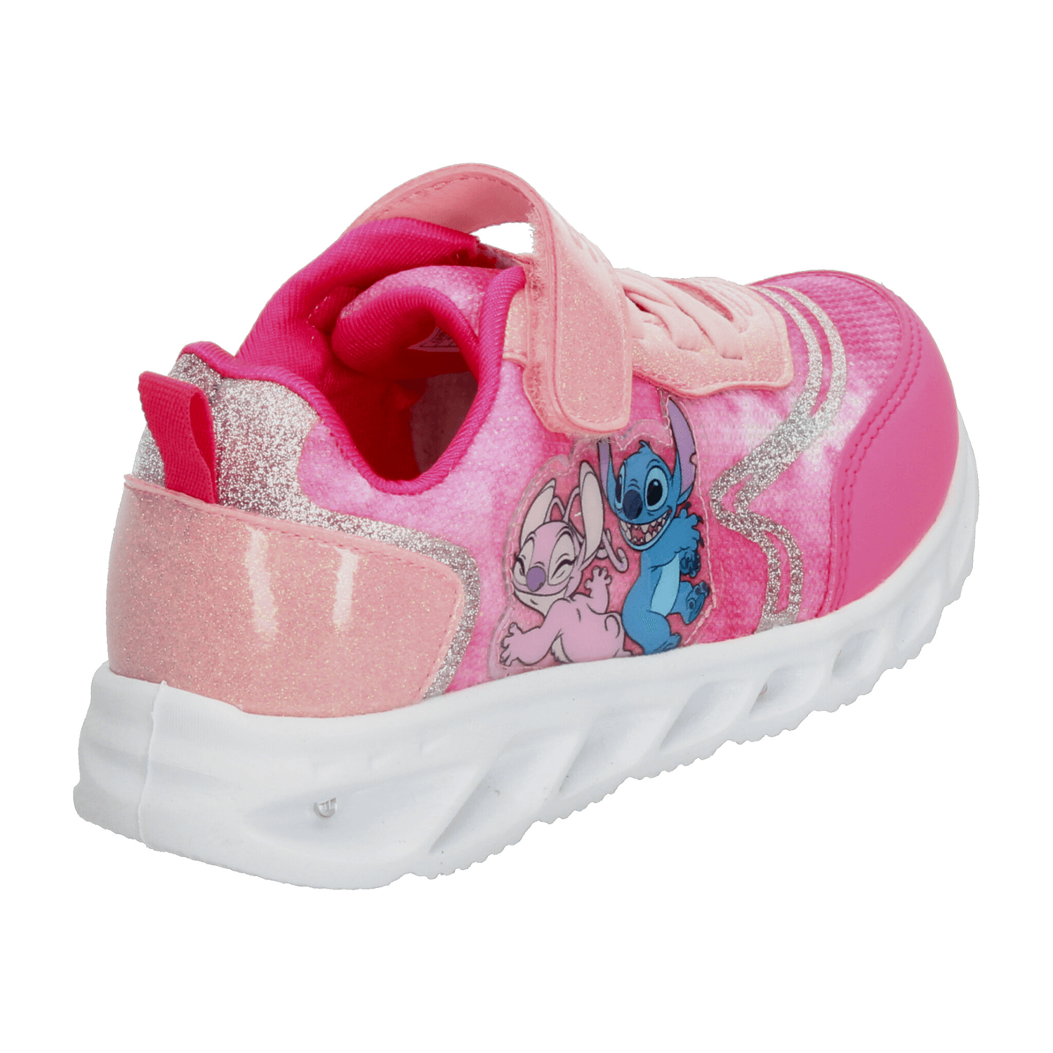 Tenis Disney Niña Rosa Stitch Luz Led Deportivo Infantil T18-22 — imagen 4