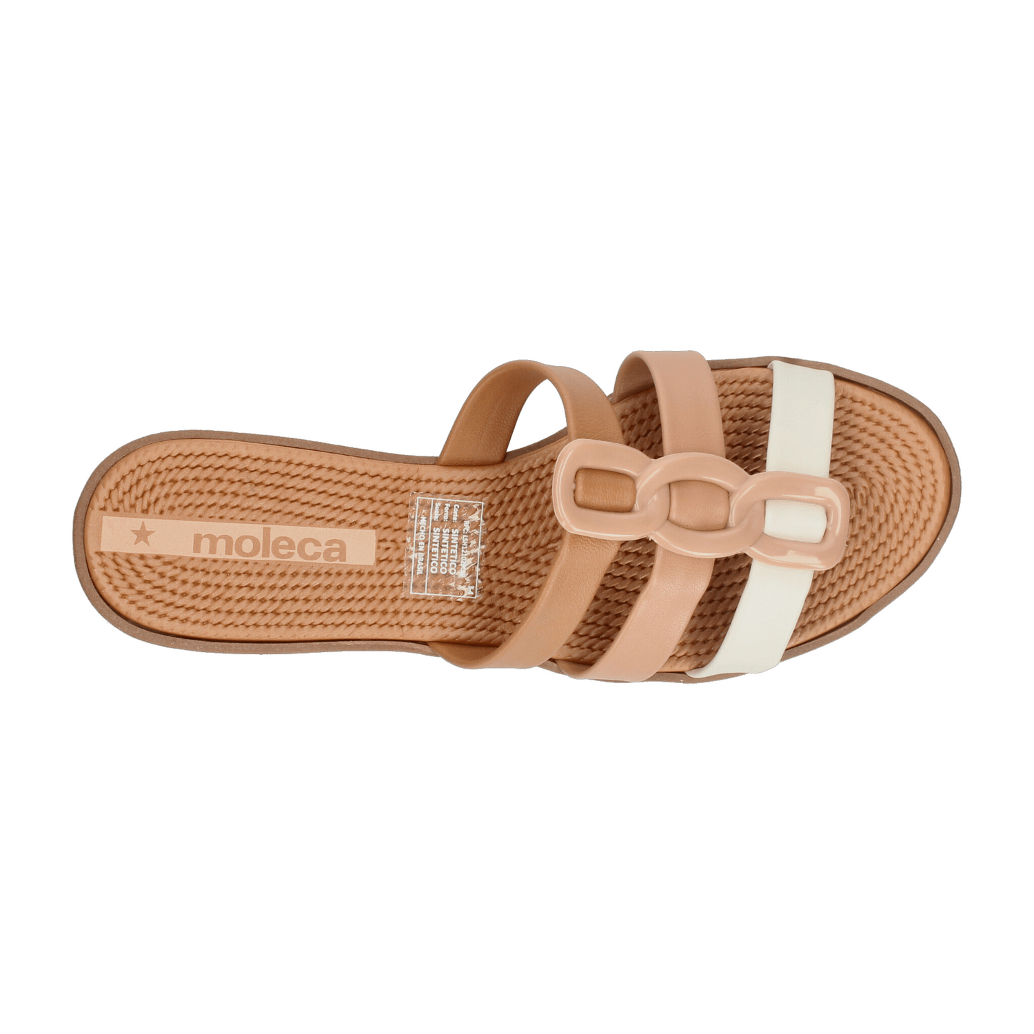 Sandalias Dama Moleca Café Casual Mujer — imagen 9