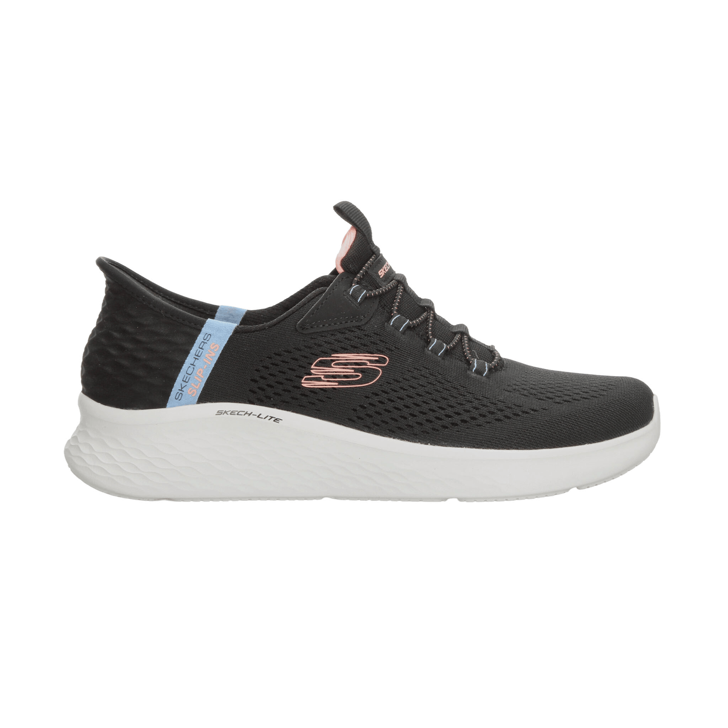 Tenis Dama Skechers Negro Casual Mujer — imagen 2