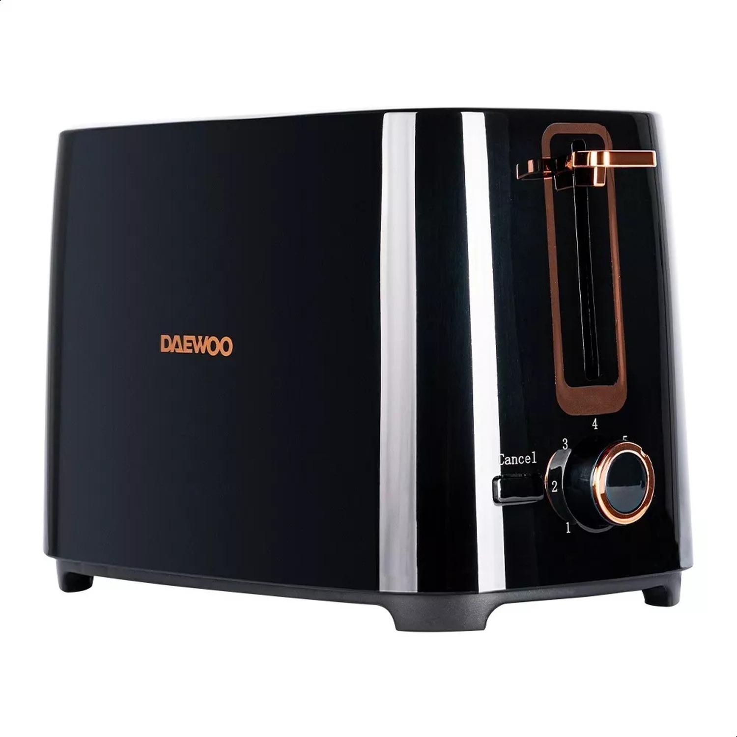 Tostador Daewoo 700W 2 Rebanadas Compacto Práctico — imagen 3