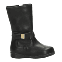 Bota Vavito Niña Casual Larga Cierre Negro Infantil T15-18