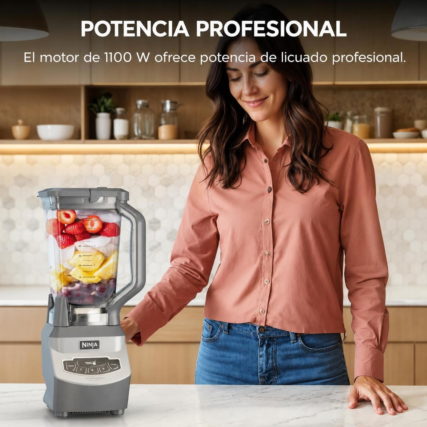 Licuadora Profesional Ninja BL660 1100 W Jarra XL 2.1 L Total Crushing — imagen 2