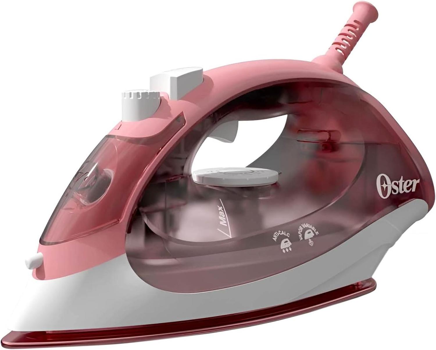 Plancha de Vapor Oster Serie 5000 Base Cerámica Rosa 1500 W GCSTBS3801-13 — imagen 1