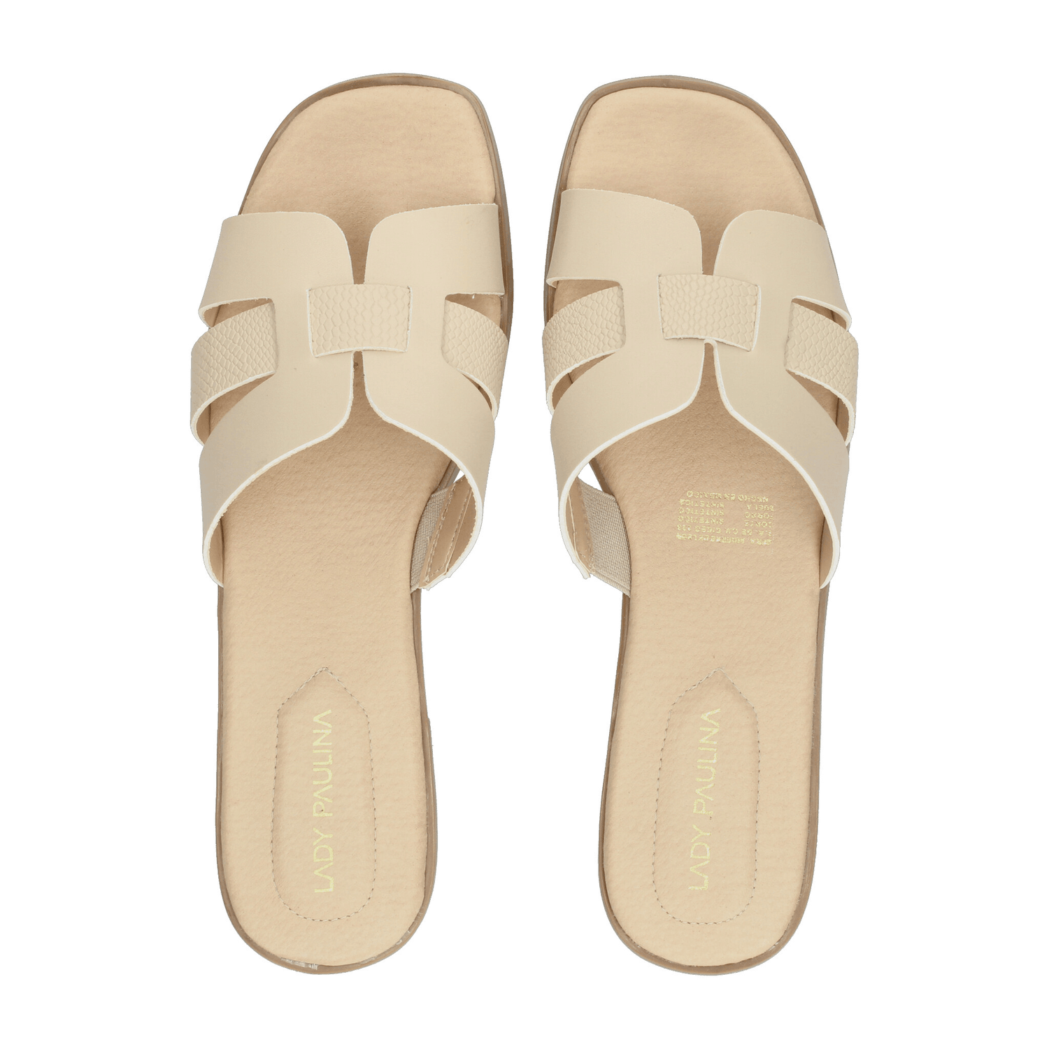 Sandalias Paulina Dama Beige Casual Para Mujer — imagen 11