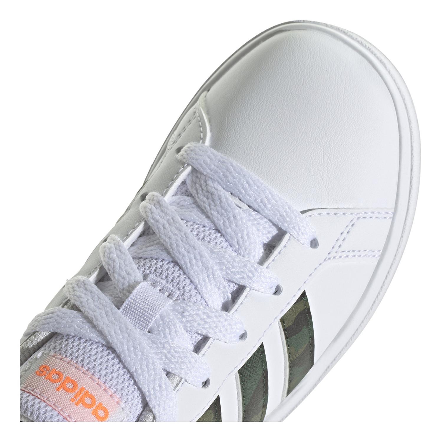 Tenis adidas Grand Court 2.0 Niño Casual Blanco Infantil T22-26 — imagen 5