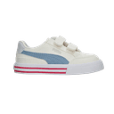 Tenis Puma Court Classic Niña Casual Blanco Infantil T16-22