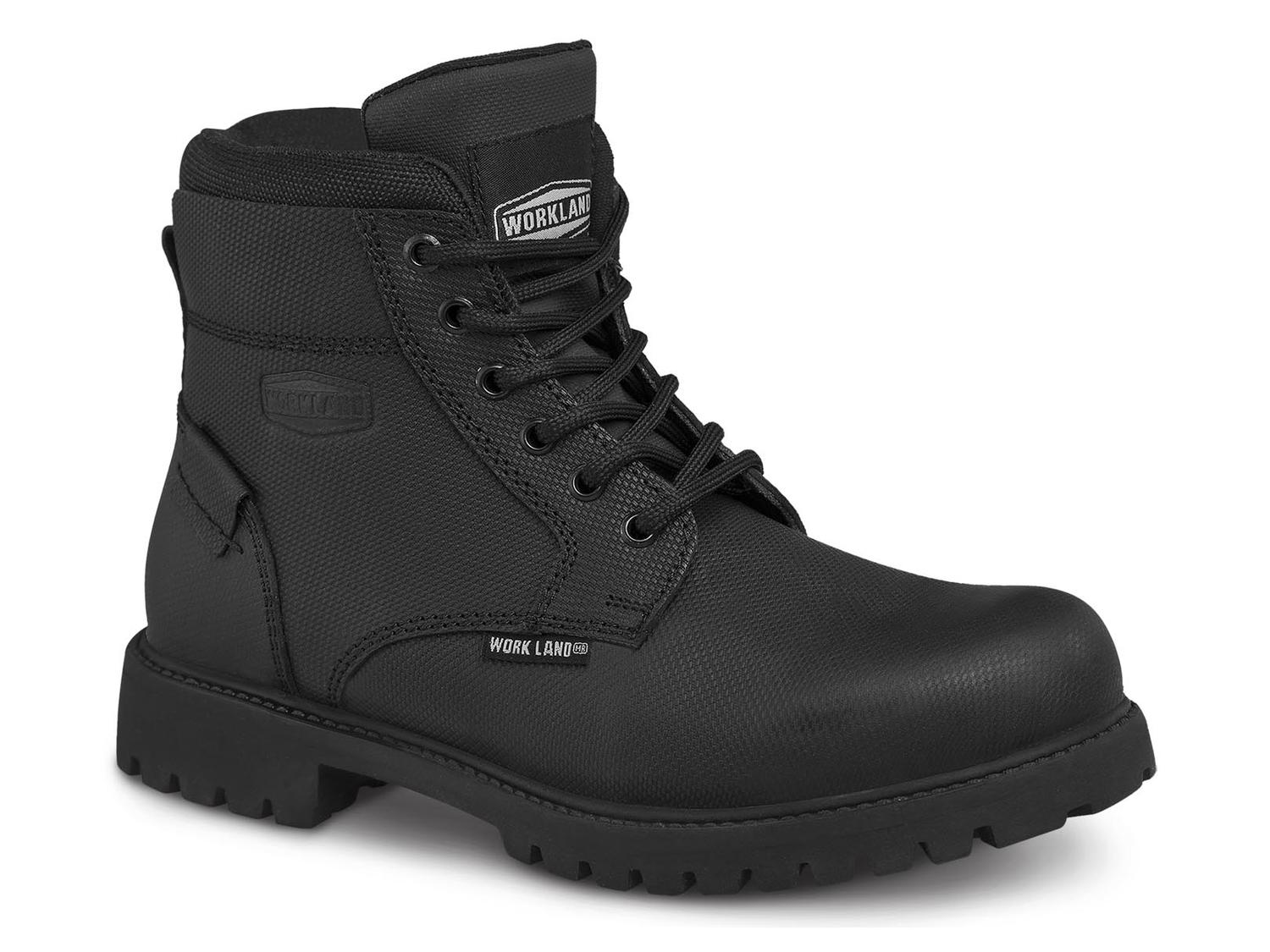 Botín casual Hombre Bota de piel Workland 77607 Negro — imagen 1