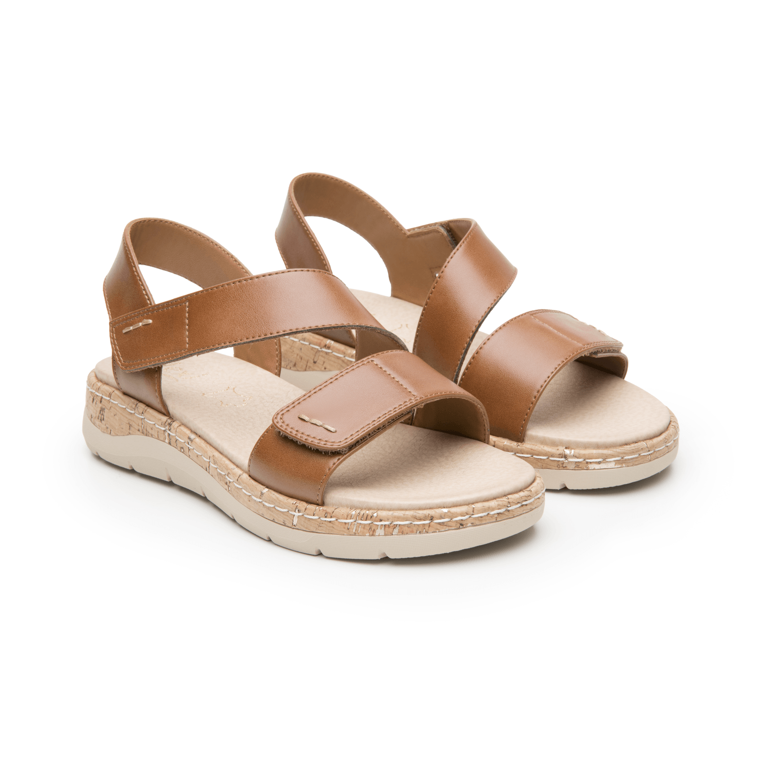 Sandalias Flexi Dama Casual Cafe Mujer — imagen 4
