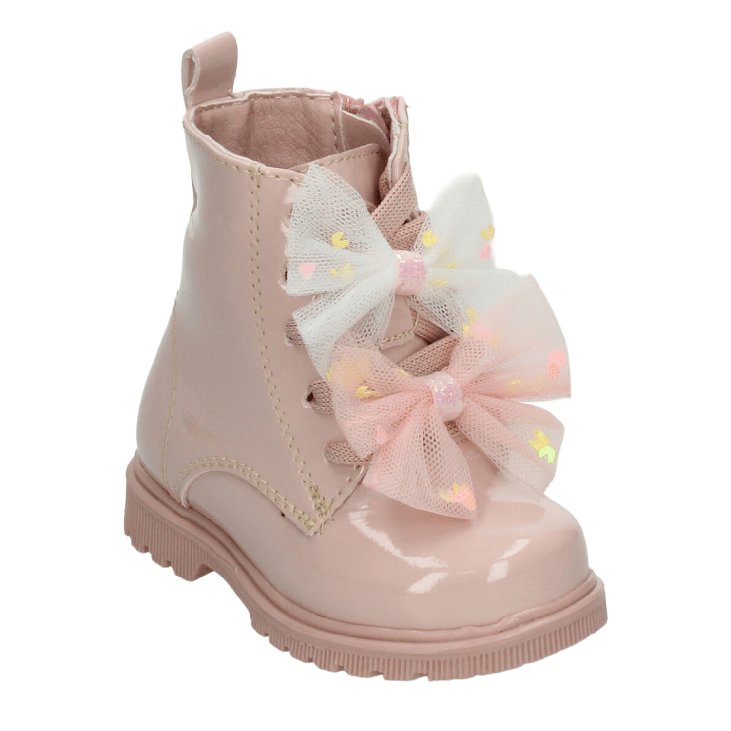 Bota Yuyin Niña Casual Moños Rosa Infantil T12-15 — imagen 4