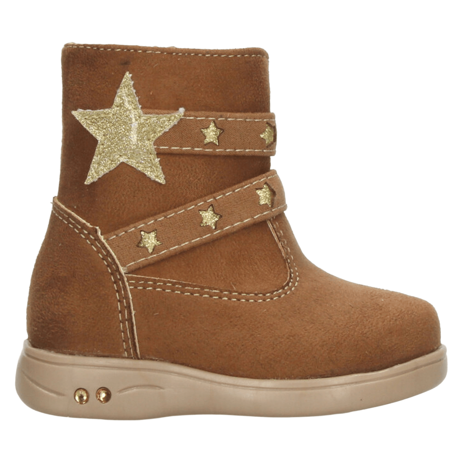 Bota Yuyin Niña Casual Cierre Café Infantil T15-18 — imagen 1