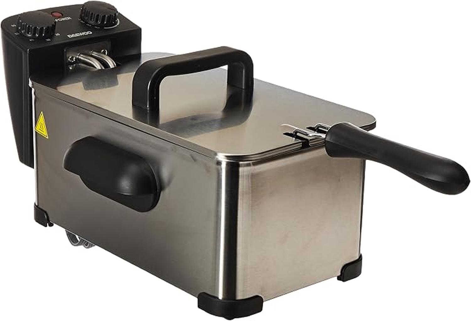 Freidora de Inmersion Daewoo 3L Cesta y Control Temperatura — imagen 1