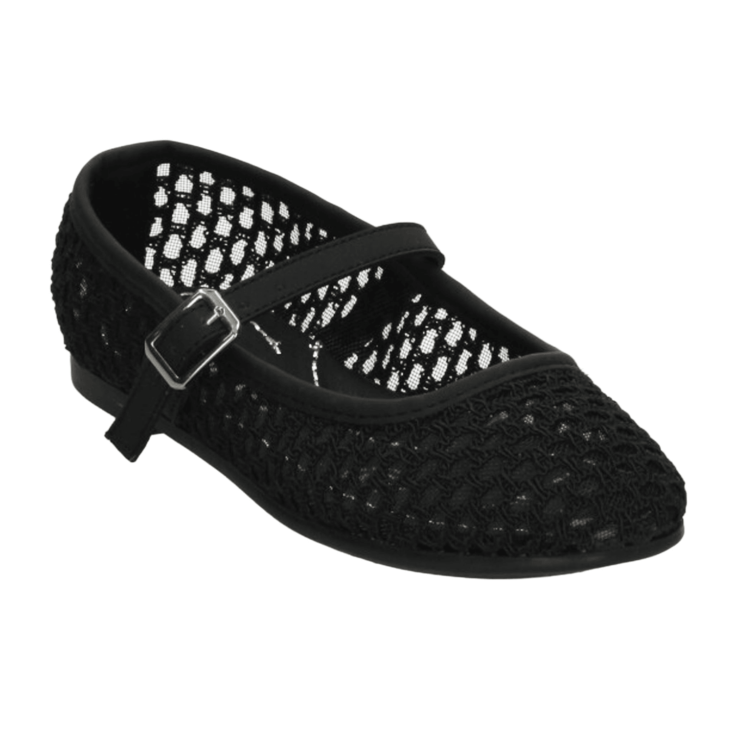 Flat Vavito Red Niña Casual Hebilla Negro Infantil T22-27 — imagen 4