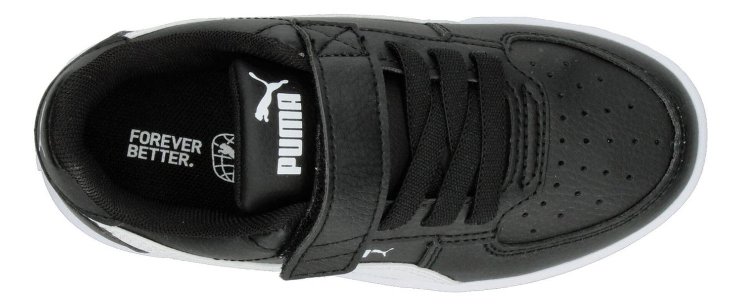Tenis Niño Puma Rickie Caven 2.0 Ac Ps Negro Sneakers Original Casual Ligero Cintas Ajustable — imagen 9